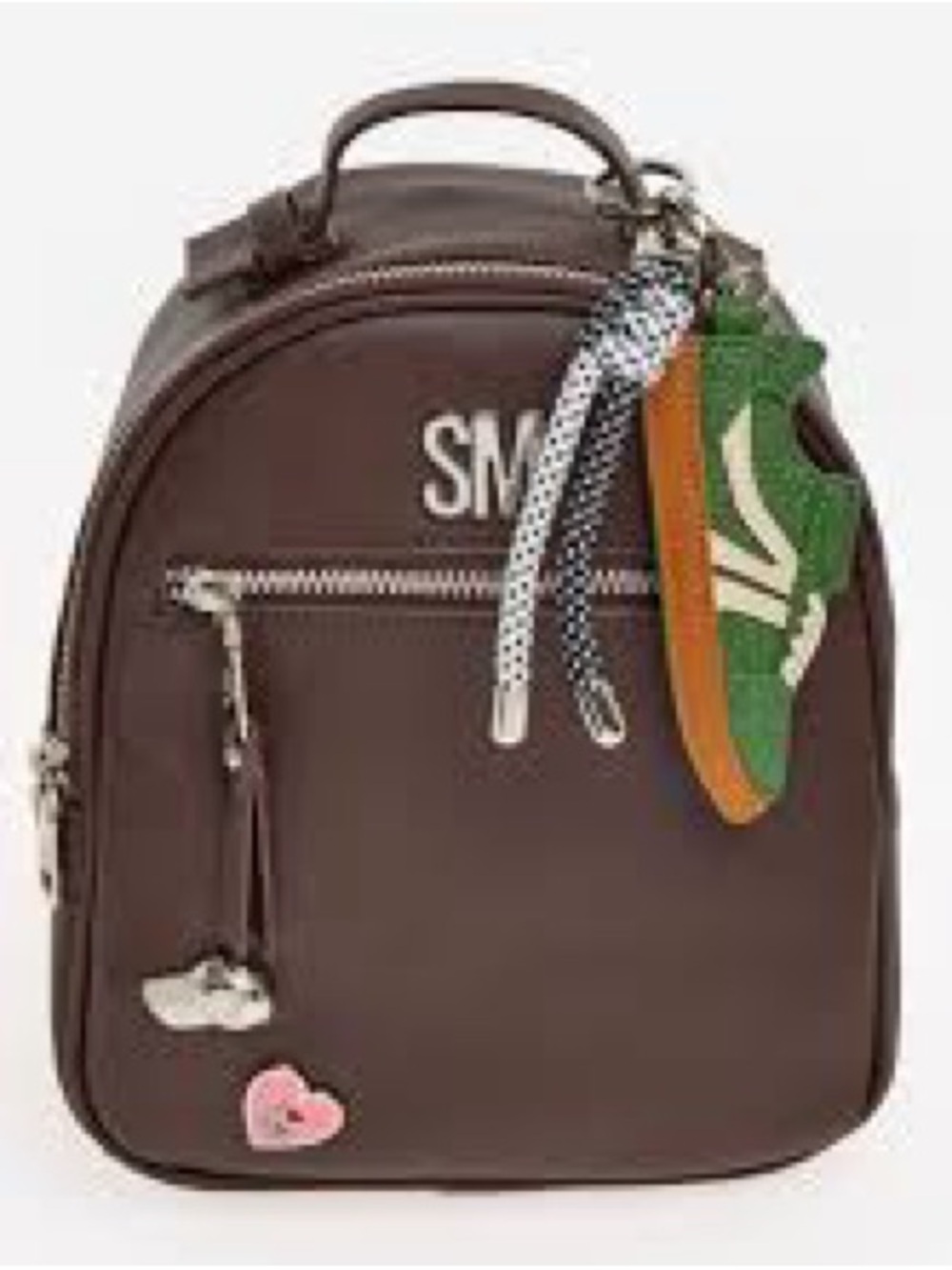 NWT Steve Madden Brown Faux Leather Mini Backpack